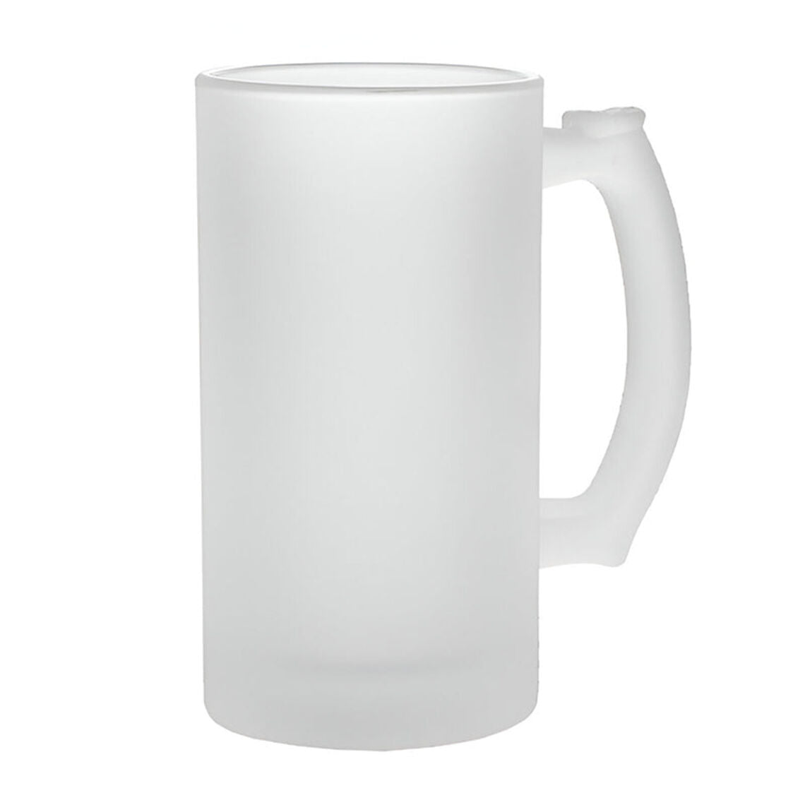 'Trigger' Glass Beer Stein - FROSTED