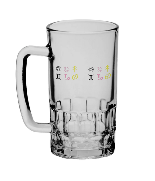 'Trigger' Glass Beer Stein -