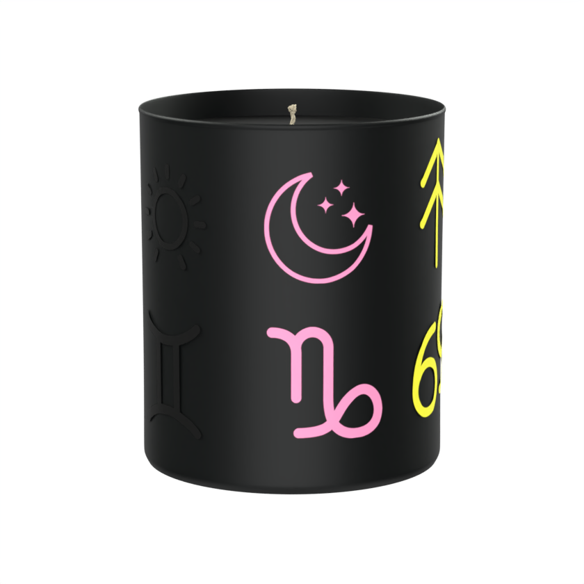 AstroAura Black Candle
