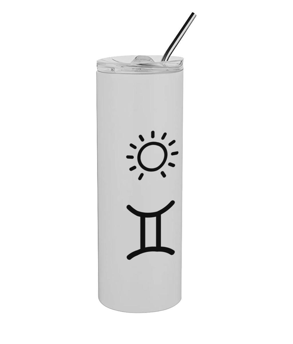 Personalised Stainless Steel Tumbler – Custom Zodiac or City Design for Hot & Cold Drinks